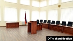 Armenia -- The main meeting room of the Supreme Judicial Council, Yerevan, April 10, 2019.