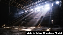 Чернобыльская АЭС, фото Виктории Ивлевой. 1991 год