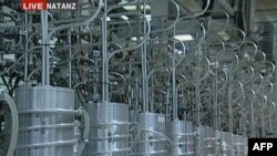 نمایی از تاسیسات اتمی ایران در نطنز