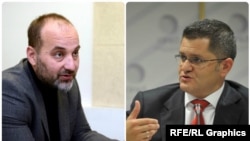 Predsjednički kandidati Saša Janković i Vuk Jeremić.
