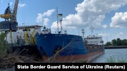 Ուկրաինա - Ձերբակալված նավը Իզմայիլի նավահանգստում, 25-ը հուլիսի, 2019թ․