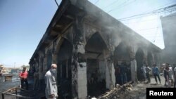 На місці вибуху в Баладі, 8 липня 2016 року