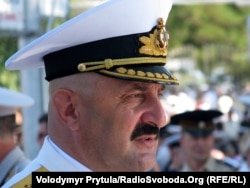 Командующий ВМС ВСУ (2012-2014) Юрий Ильин в Севастополе, 2012 год
