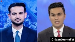 عمران دانش او منصور نیازی د طلوع نیوز خبریالان 