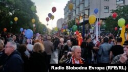 Protestë kundër qeverisë, Shkup, 6 maj 2016