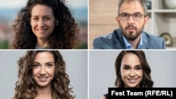 Деница Славова, Стефан Еленков, Ралица Мерджанова и Ани Дончева от Fest Team