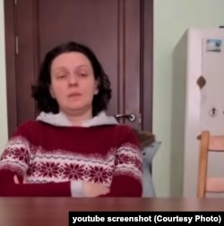 Натальля Левая падчас допыту, скрыншот з афіцыйнага YouTube-канала ОНТ
