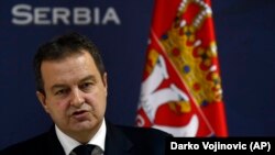 Министерот за надворешни работи на Србија Ивица Дачиќ.