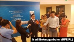 Gazagystanyň Daşary işler ministrliginiň metbugat-wekili Anuar Žainakow, Astana, 1-nji awgust, 2017