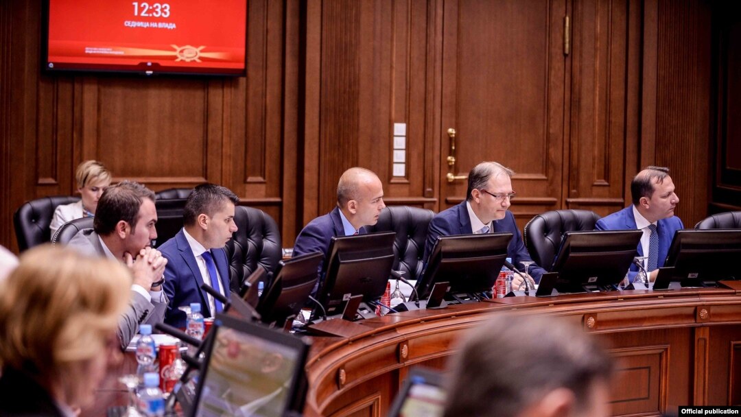 Архивска фотографија - Седница на Владата на Република Македонија. 