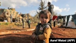 Një fëmijë sirian në Idlib - Foto nga arkivi