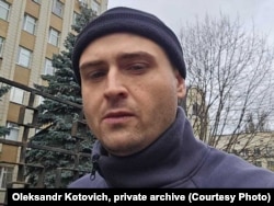 Аляксандар Катовіч пасьля вызваленьня з беларускай калёніі. Фота з прыватнага архіву