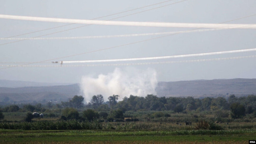 Rockets and mortar rounds have repeatedly strayed across the Iranian border since the Nagorno-Karabakh conflict erupted in September. (file photo)