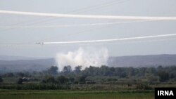 Rockets and mortar rounds have repeatedly strayed across the Iranian border since the Nagorno-Karabakh conflict erupted in September. (file photo)