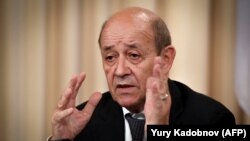 French Foreign Minister Jean-Yves Le Drian (file photo)