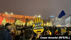 Mii de oameni au protestat în mai multe oreșe din România pentru independența Justiției.