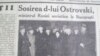 Presa din România despre sosirea lui Mihail Ostrovski, primul ambasador sovietic la București