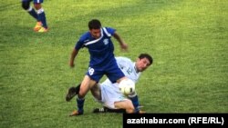 Türkmen futbolçylary illýustrasiýa suraty