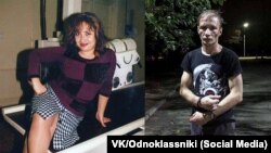 Natalya Baksheyeva (left) is accused of urging her husband, Dmitry Baksheyev, to kill a woman.