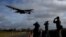 Un bombardier B-1 al Forțelor Aeriene ale SUA, la baza RAF Fairford din Gloucestershire, Marea Britanie, 17 martie 2026.