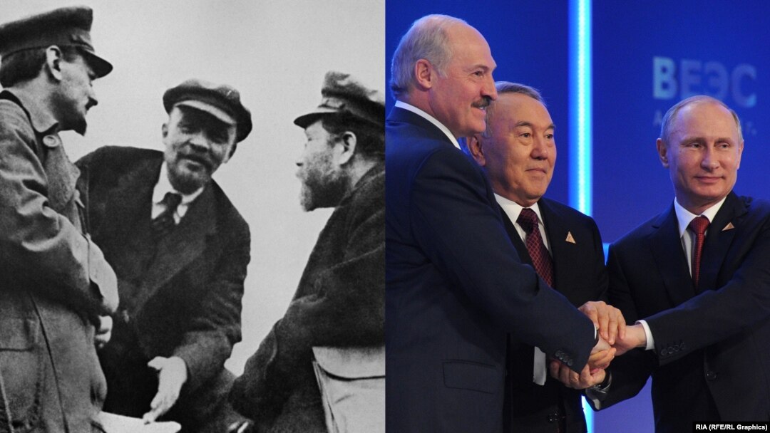 Then and now. 