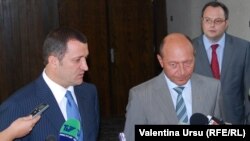 Vlad Filat și Traian Băsescu la Iasi la 19 august