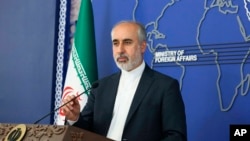 Iran's Foreign Ministry spokesman Nasser Kanaani (file photo)