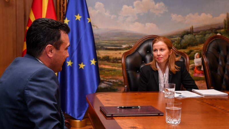 Заев на средба со шефицата на Мисијата на ММФ во Скопје