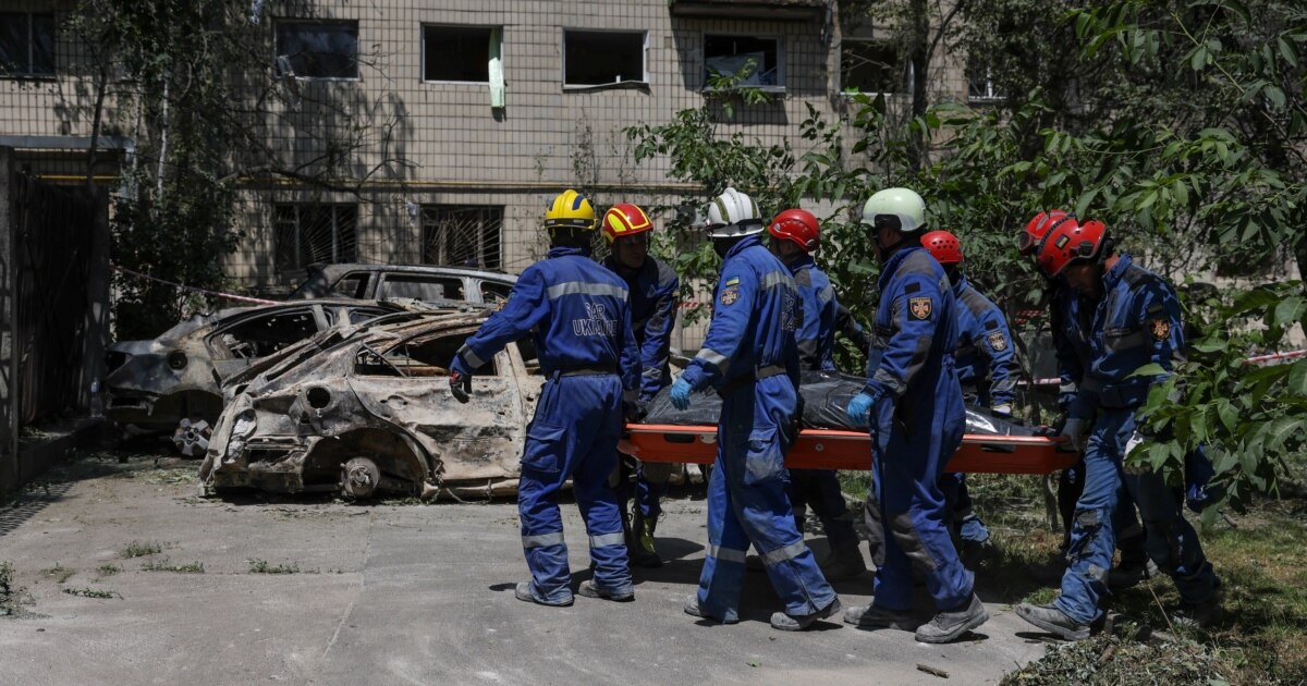 Death Toll From Russian Strikes Rises To 28 As More Bodies Pulled From ...