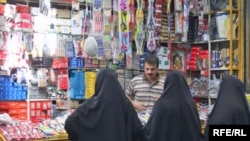 Female cutomers in a shop in Tehran (file photo)