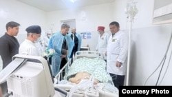 Саламаттык сактоо министрлиги тараткан сүрөт. 9-апрель, 2026-жыл, Алай району, Гүлчө.