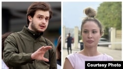 აქტივისტები ლუკა ჭოხონელიძე და ალბი კორძაია 