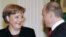 Merkel and Putin meeting on 16 January