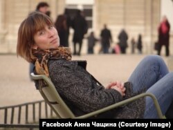 Анна Чащина в Парижі