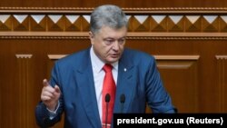 Ukrainanyň prezidenti Petro Poroşenko