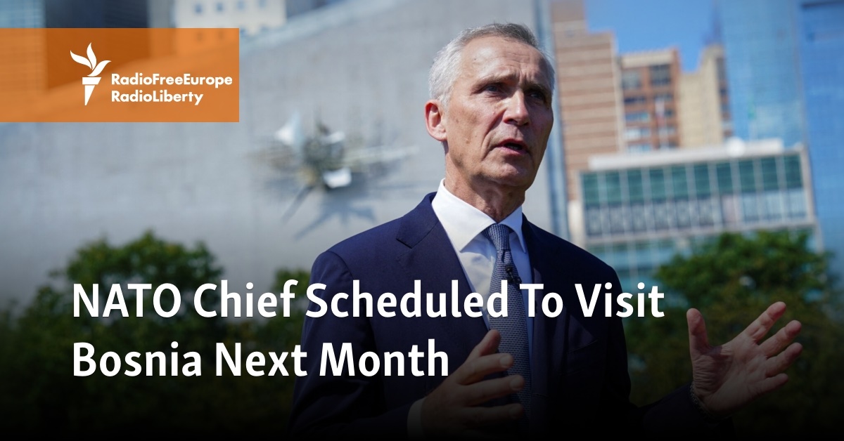 NATO Chief Scheduled To Visit Bosnia Next Month   975C8545 1CD8 4BF8 AB9D 29D0D735BB35 