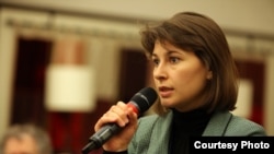 Daria Kaleniuk from the Kyiv-based Anticorruption Action Center