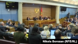 Crnogorski parlament, arhivski snimak.