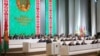 Ілюстрацыйнае фота. Аляксандар Лукашэнка выступае падчас пятага Belarus - All Belarusian People's Assembly, Minsk, 22jun2016