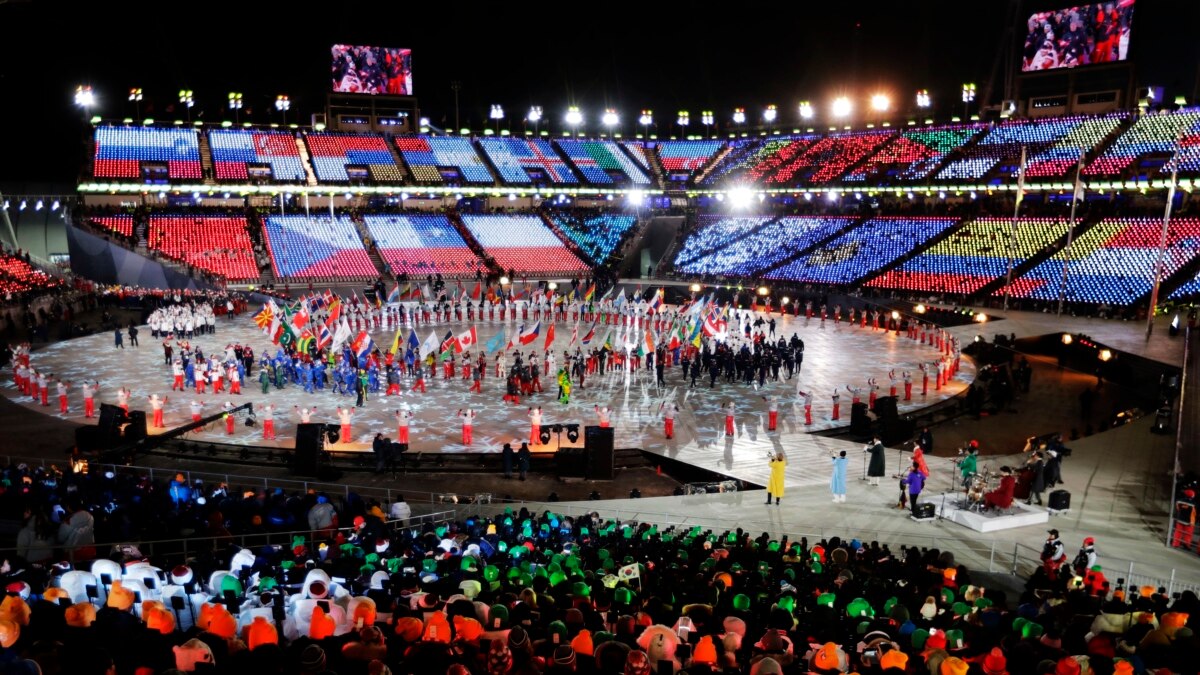 Winter Olympics Conclude As Russians March Under Neutral Flag