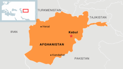 Harta e Afganistanit. Fotografi nga arkivi. 