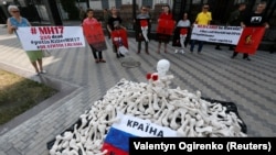 Акция в поддержку Сенцова в Киеве