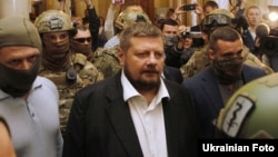 Ігор Мосійчук під час затримання у парламенті, 17 вересня 2015 року
