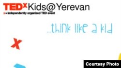 Armenia -- The logo of TEDxkids conferece in Yerevan, undated.