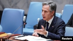 U.S. Secretary of State Blinken chairs a UN Security Council meeting on famine and food insecurity.