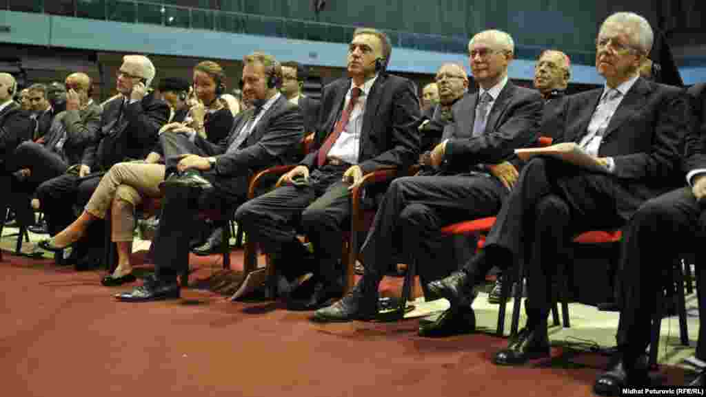 Josipović, Izetbegović, Vujanović, Van Rompuy i Monti