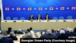 „ქართული ოცნების“ საპარლამენტო უმრავლესობის სხდომა გორგასლის ოფისში. 28 იანვარი, 2025