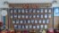 A wall of photos at Taghavard's school showing local fighters killed in the first Nagorno-Karabakh War (1988-94).