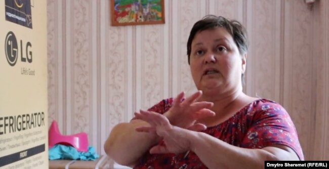 Жителька Чорнобаївки Альона