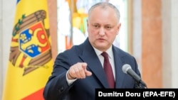 Moldovan President Igor Dodon (file photo)